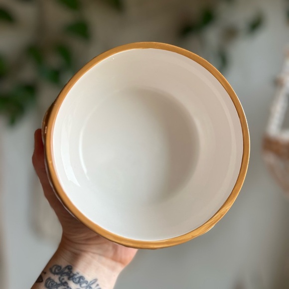 Owl Shaped Ceramic Bowl Earthenware Soup Cereal Bowl Boho Woodland Kitchen Decor - Picture 7 of 11